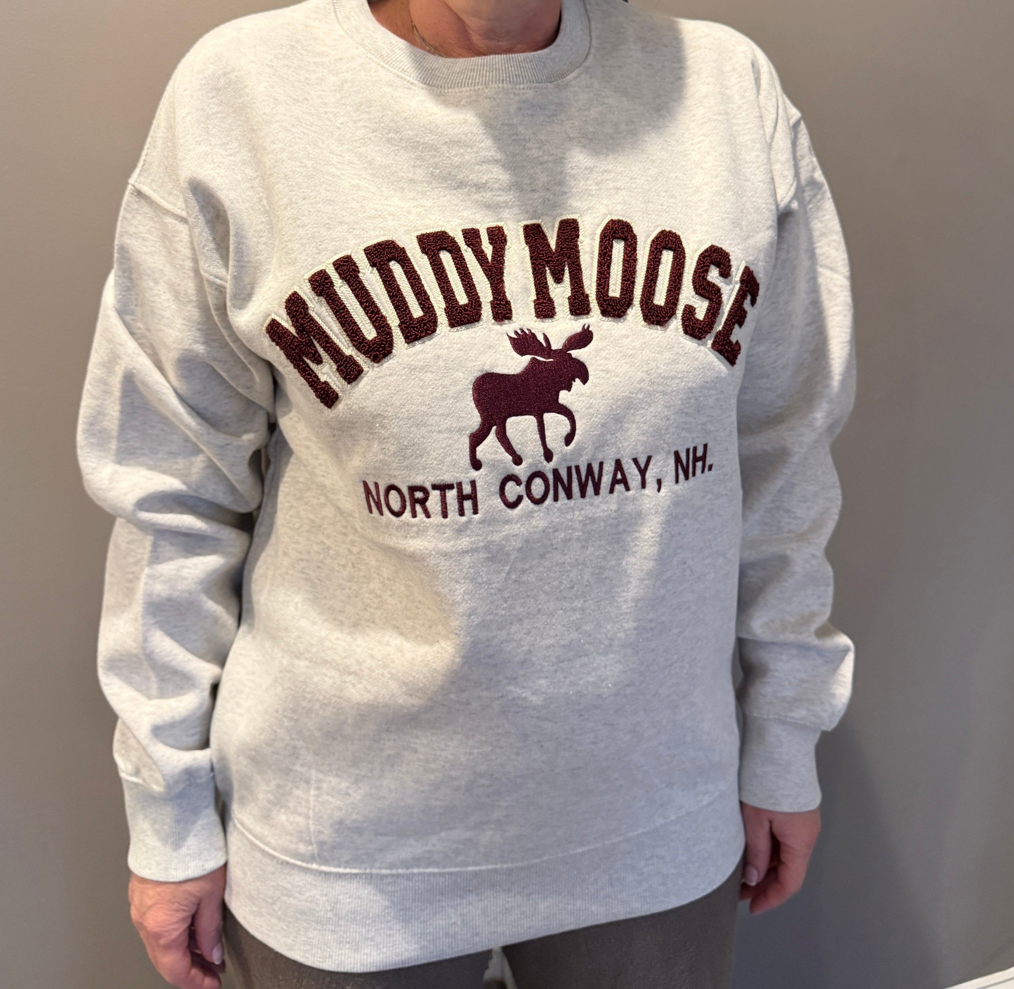 Classic Maroon Muddy Moose Crewneck