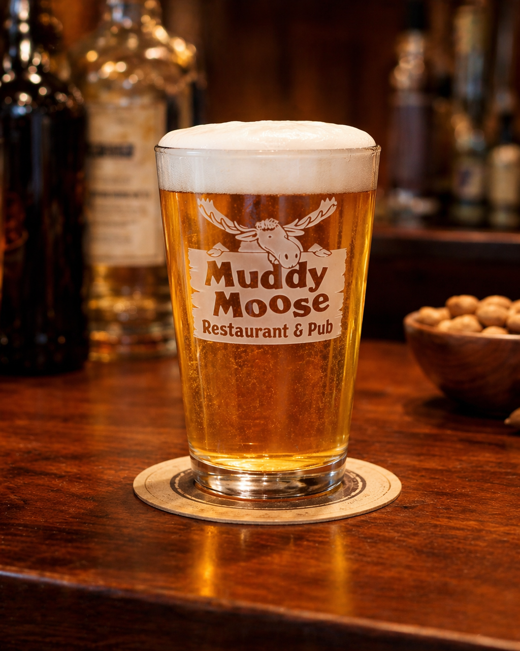 Muddy Moose Pint Glass