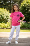 Pink Youth Muddy Moose T-Shirt